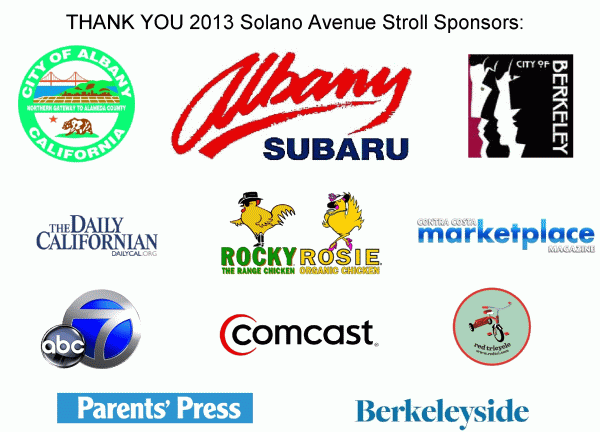 Solano Stroll Sponsors