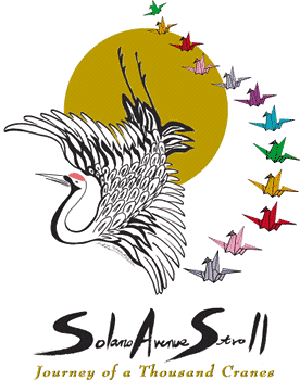 2002 Solano Stroll Poster, Journey of a thousand Cranes