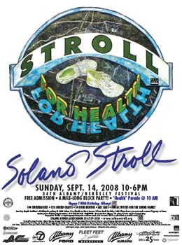 2008 Solano Stroll Poster,  "Going Green It's Easy"