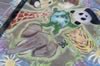 Animals of the World: chalk art on Solano Avenue